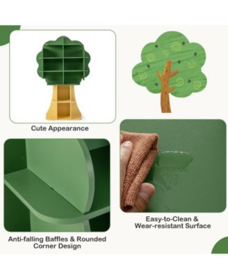 Kids Bookcase Toy Storage Organizer with Open Shelves