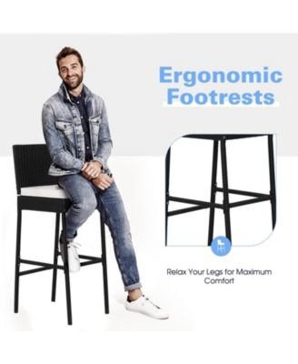 5-Piece Patio Acacia Wood Dining Set with Table and Chairs