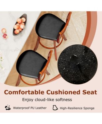 29 in Swivel Bar Height Stools Set of 2