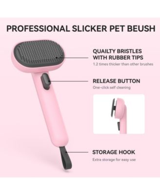 Cat Hair Brush For Shedding Grooming Massage Remove Loose Hair