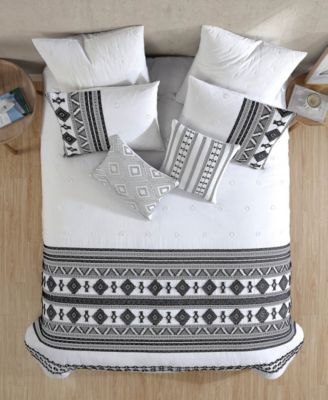 Nichols Jacquard 5-Pc. Comforter Set, Queen