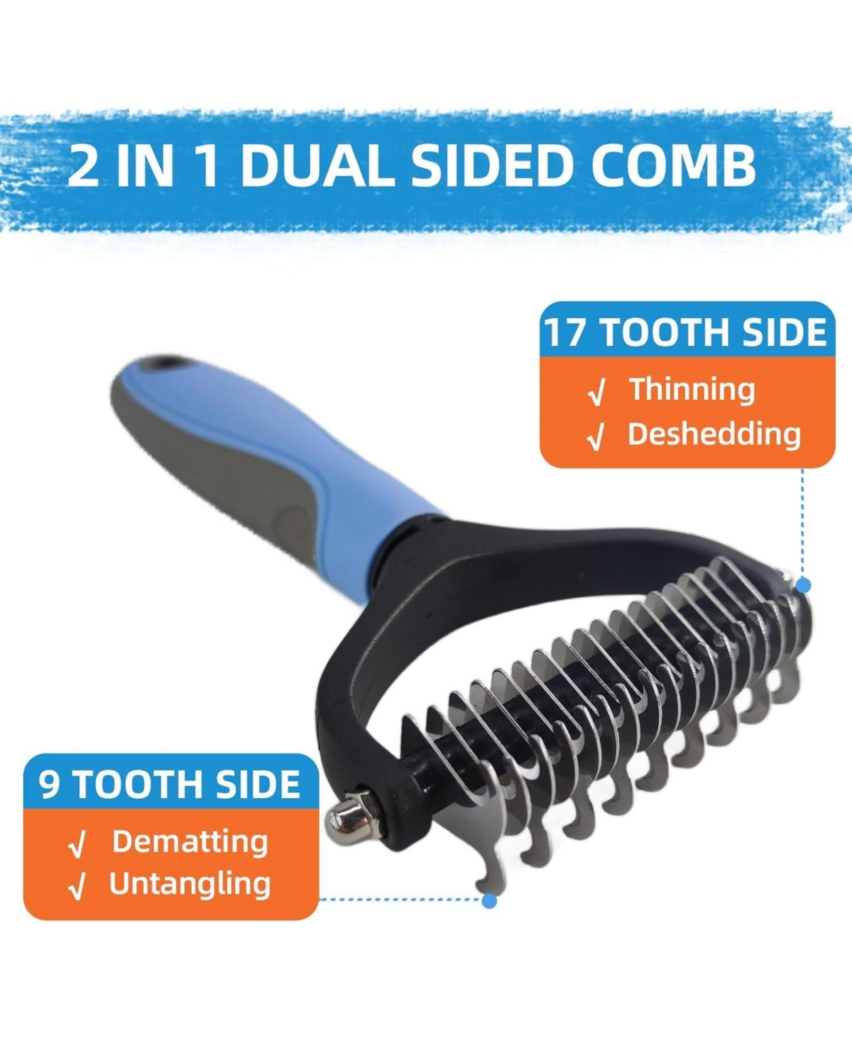 Aronkl Pet Bath Grooming Kit with Hair Brush Towel Washing Gloves Shampoo Scrubber