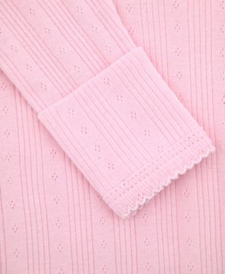 Baby Girls' Long-Sleeve Gown and Hat, 2-Piece Set