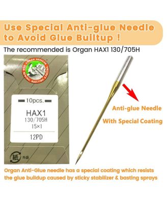 Sticky Self-adhesive Embroidery Stabilizer Backing Medium Weight Napped Fabric Hoop Less Roll