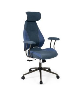 Ergonomic Computer Chair 2D Headrest Rocking Backrest
