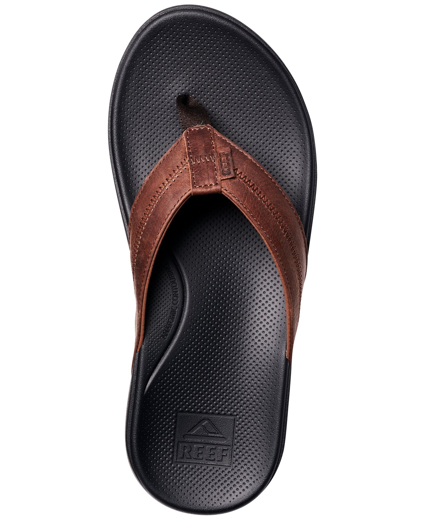 Мужские сандалии REEF Santa Ana Slip-On Sandal, цвет: Коричневый — фото 4