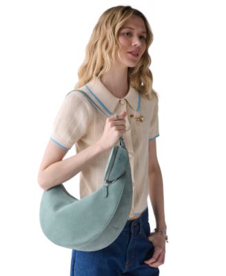Duo Suede Large Crossbody Handbag
