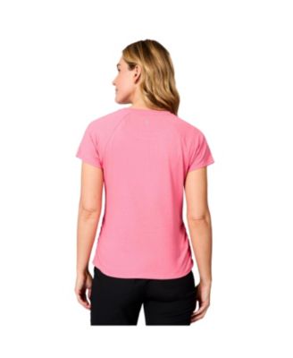 Women's Microtech Chill B Cool Shirred Crew Top