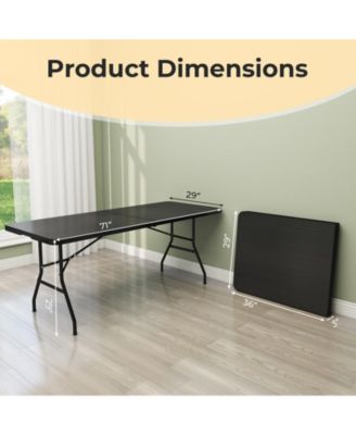 Portable Folding HDPE Table with Carrying Handle