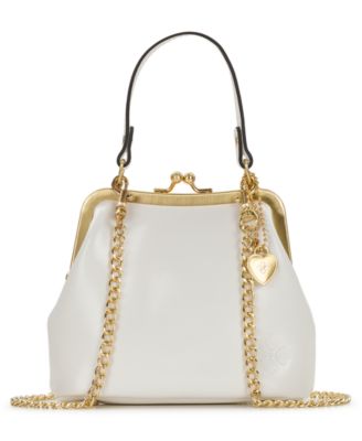 Laureana Mini Leather Crossbody Frame Bag