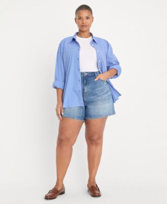 Women's Mid-Rise Belt Loop Shorts