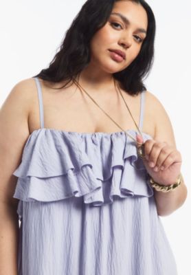 Women's June and Vie High-Low Ruffled Hem Maxi Dress