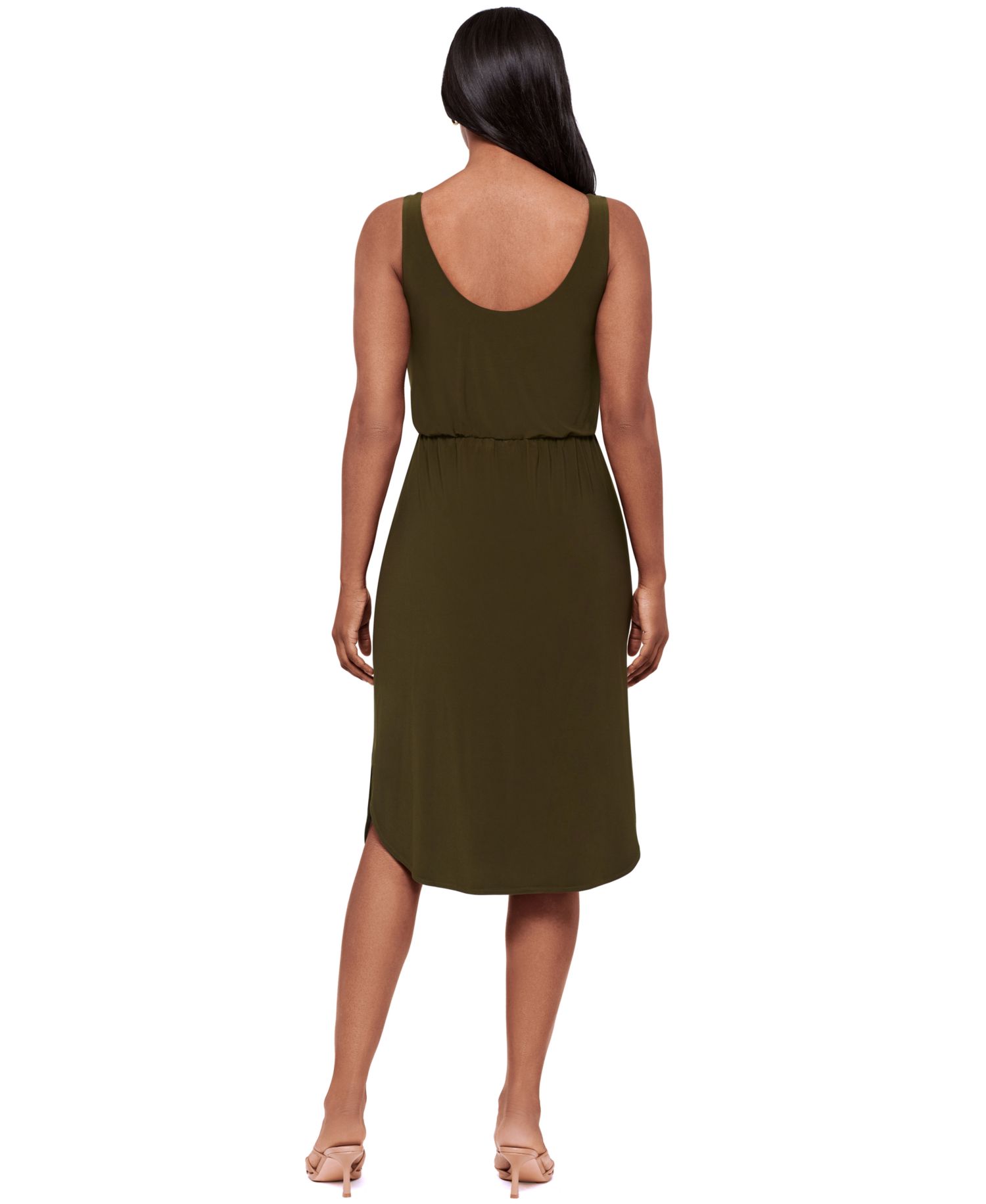 Women's V-Neck Sleeveless Shaping Dress
