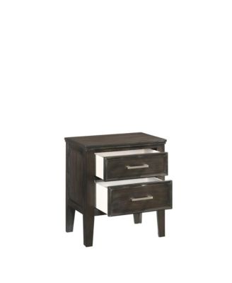 Furniture Andover Wood Nightstand with 2 Drawers