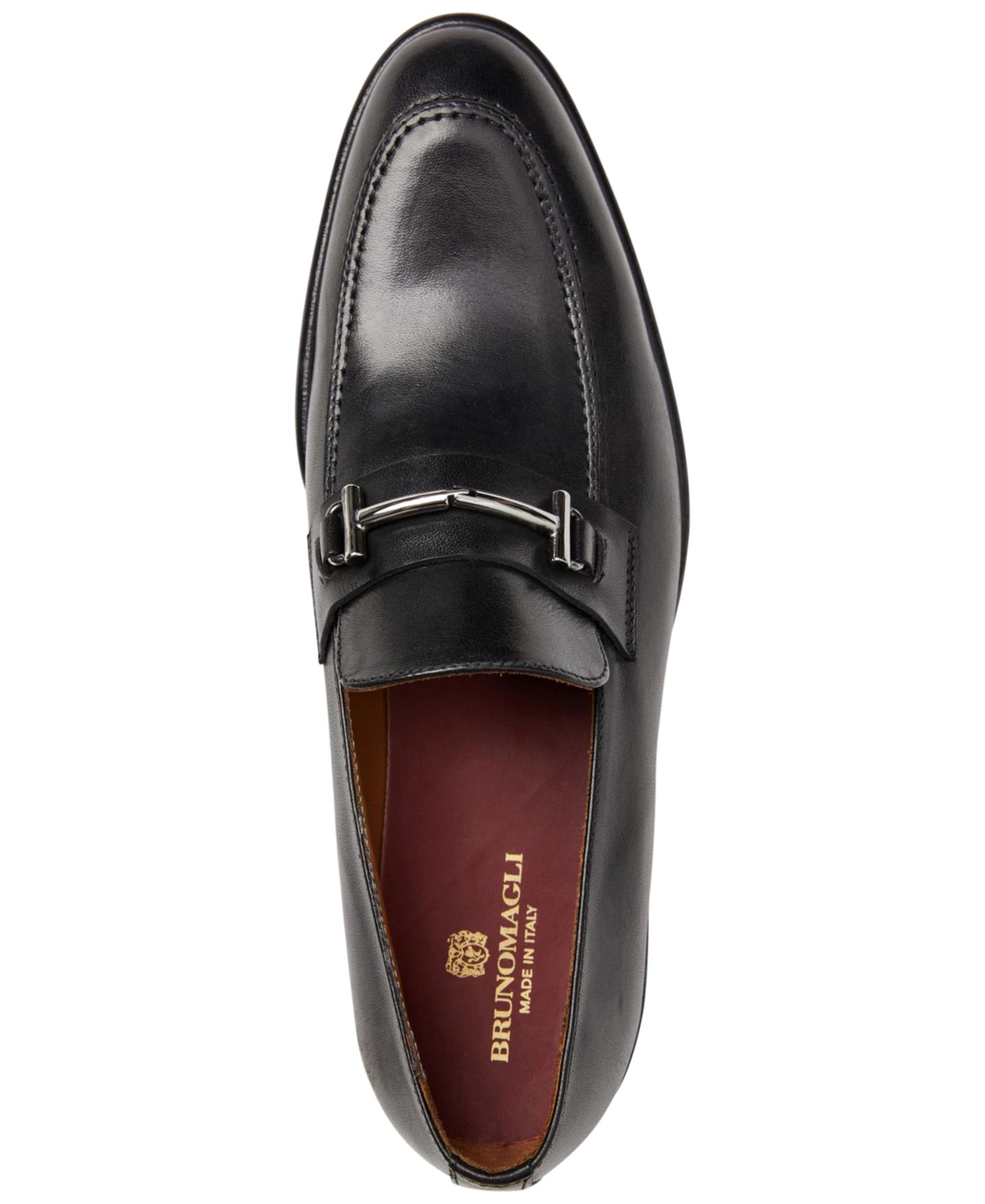 Мужские туфли Bruno Magli Sante Slip-On, цвет: Чёрный — фото 4