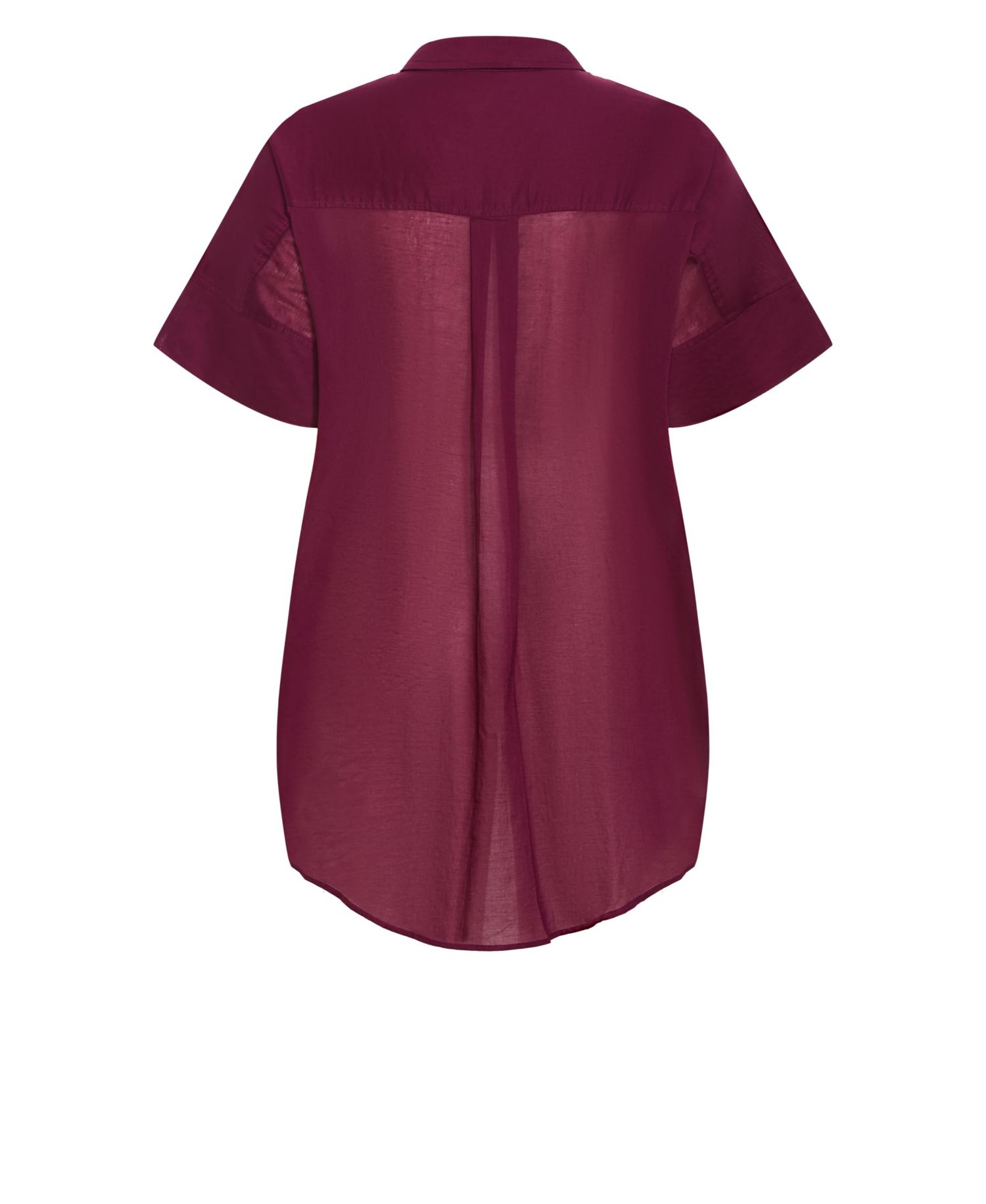 Plus Size Lola Longline Cotton Shirt