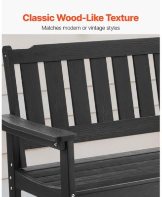 Patio Park Bench 36-Inch Weatherproof