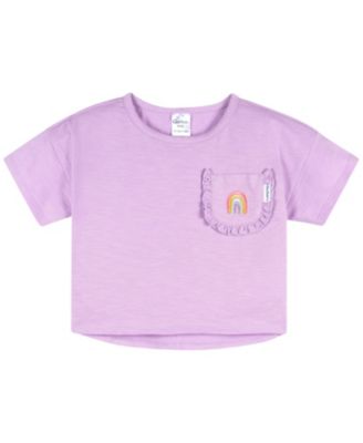 Baby Girls 2-Piece Pocket Tee and Shorts Set
