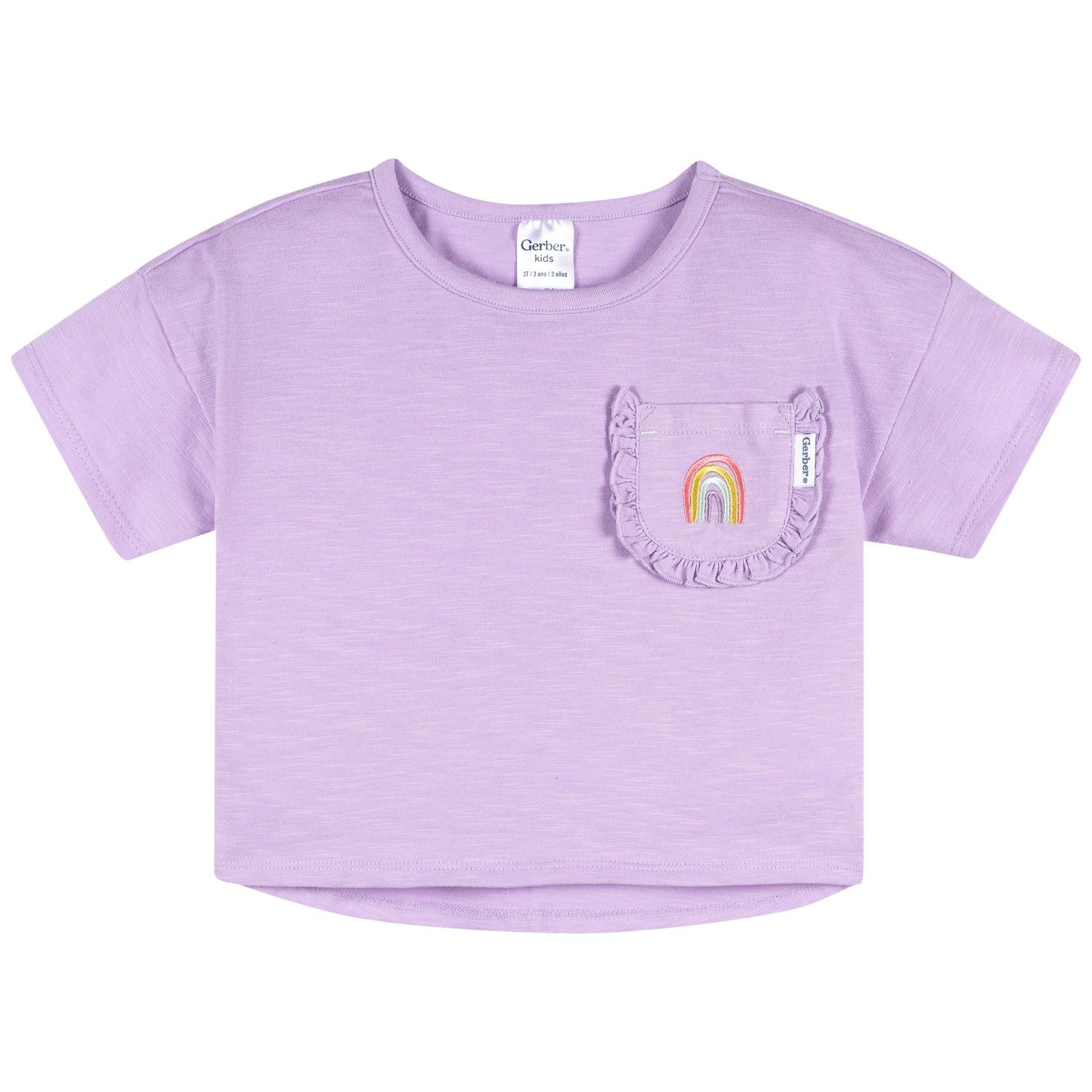 Baby Girls 2-Piece Pocket Tee and Shorts Set