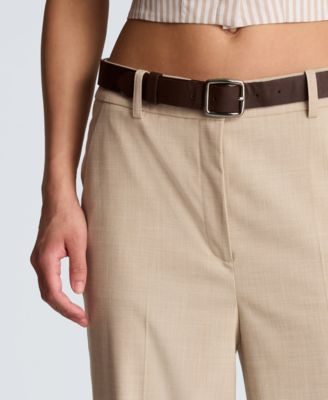 Women's High-Rise Wide-Leg Pants