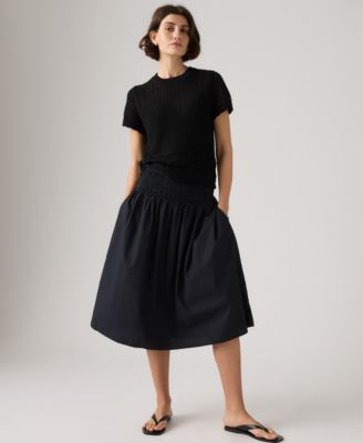 Women's Isabelle Crochet Short-Sleeve Sweater