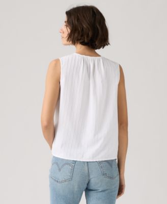 Women's Luella Sleeveless Tie-Neck Blouse