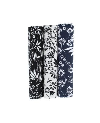 Men's Ezra'a Stately Floral 3 Pack Cotton Handkerchiefs