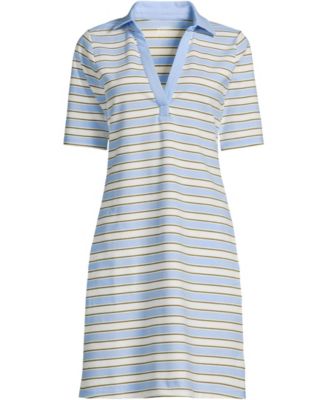 Women's Starfish Elbow Sleeve Polo Dress