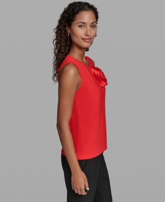 Women's Crew Neck Sleeveless Top