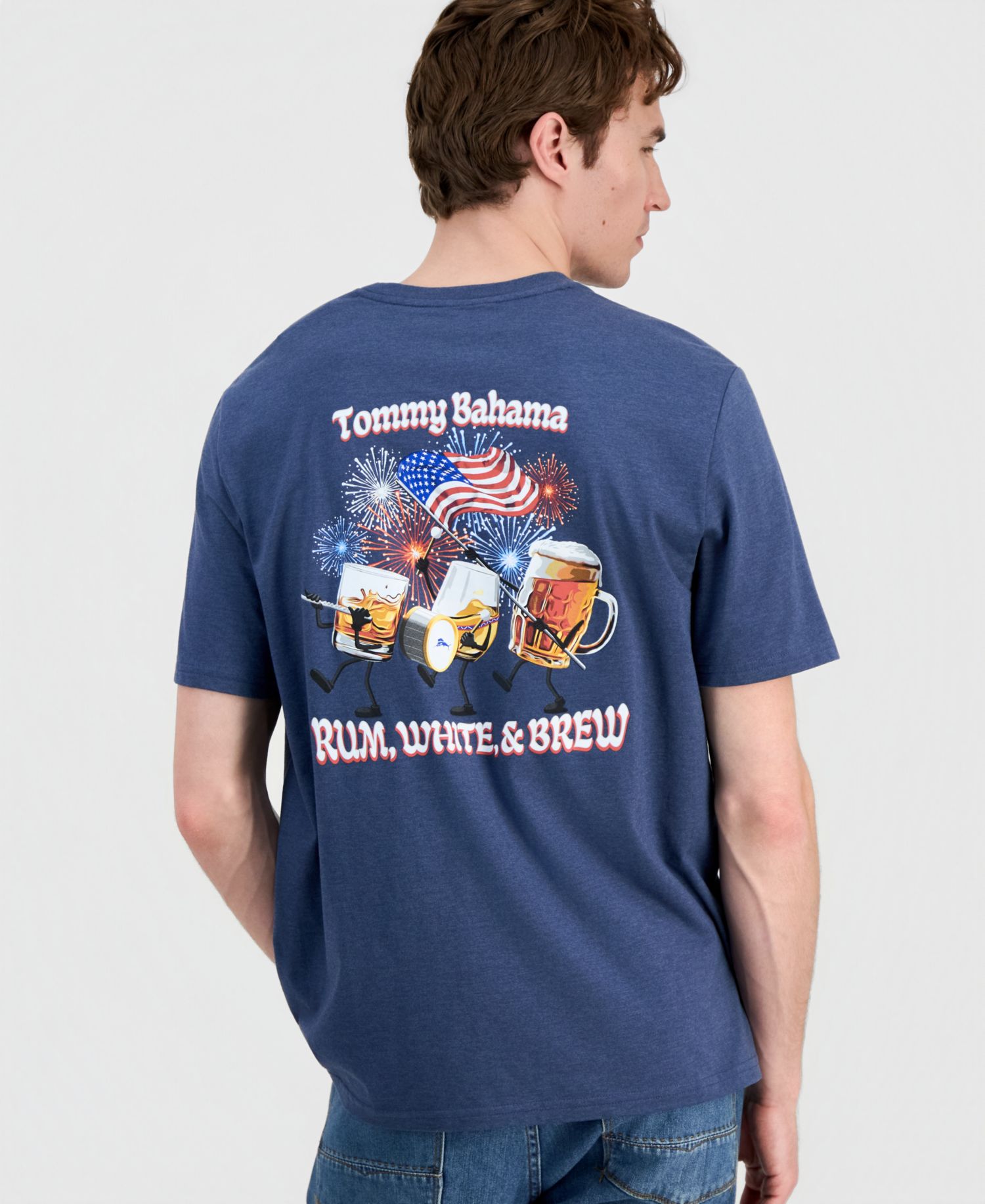 Men's Rum White and Brew T-Shirt