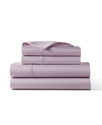 Spencer 475 Thread Count Cotton Sateen 4-Pc. Sheet Set, Queen