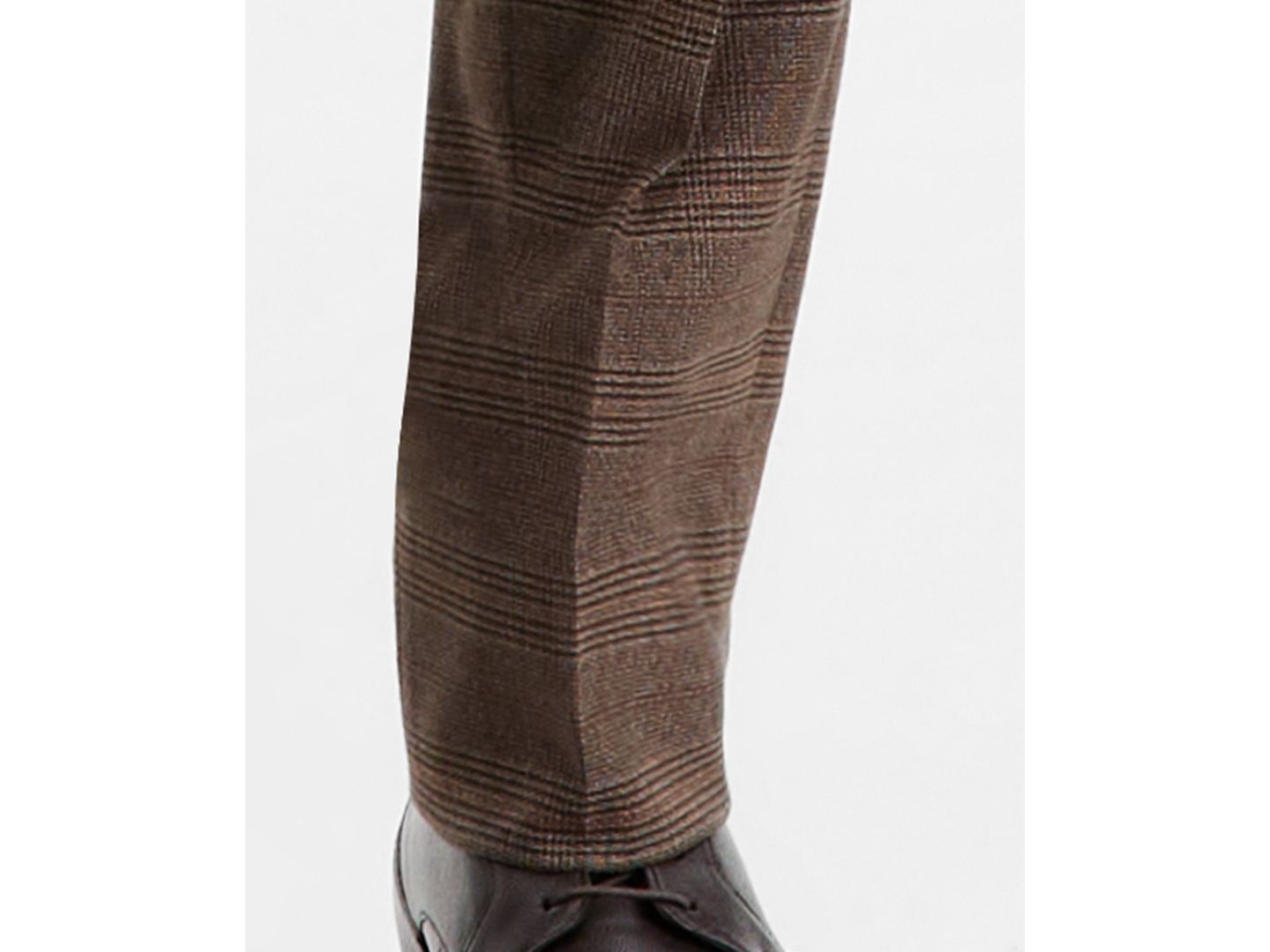 Мужские комплекты Nautica Modern-Fit Stretch Fall 2-Piece Suit, цвет: Коричневый клетчатый — фото 9