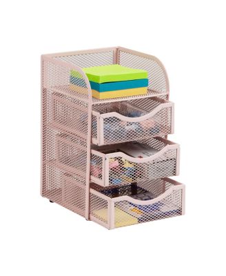Mesh Binder Clip Basket Office Storage