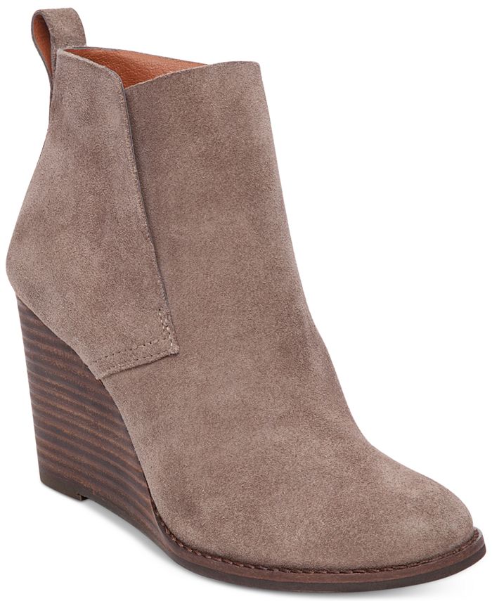 Lucky Brand Women s Yameena Wedge Booties Macy s