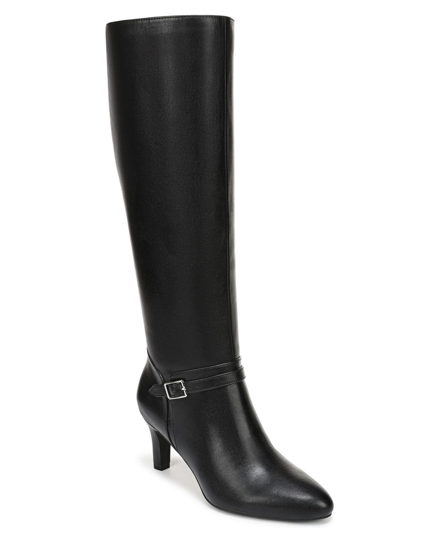 Женские ботинки LifeStride Glenore Knee High, цвет: Чёрная искусственная кожа — фото 1