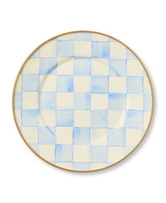 Sky Check 8" Dessert Plate
