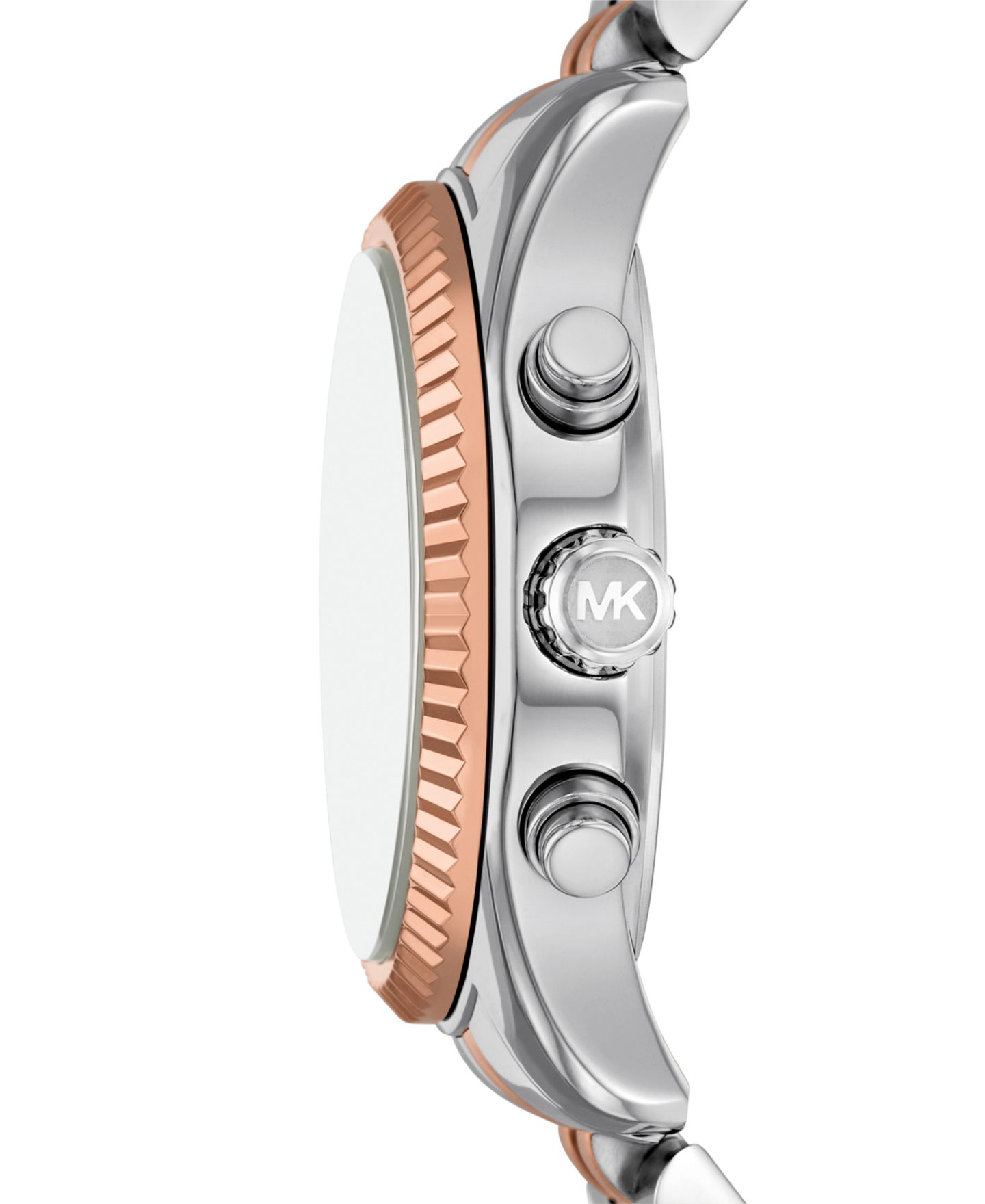 Женские часы Michael Kors Lexington Quartz Chronograph Two-Tone Stainless Steel Watch 38mm — фото 2
