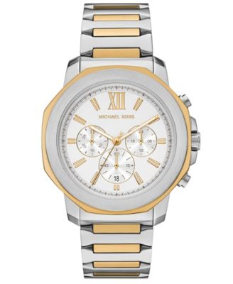 Men's Prescott Quartz Chronograph Two-Tone Stainless Steel Watch 44mm