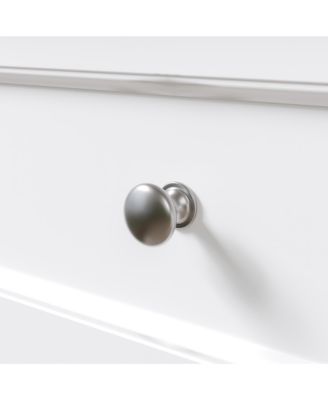 Changing Table Dresser with 4 Drawers and 2 Doors, Nursery Dresser Diaper Changing Station for Baby