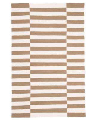 Ludlow Stripe LRL7350C Sepia 4' X 6' Area Rug