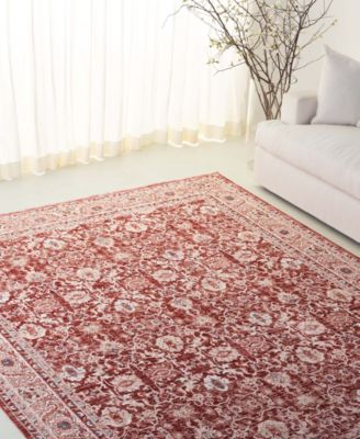 Warwick LRL1310B Oxblood 7'9" X 10' Area Rug