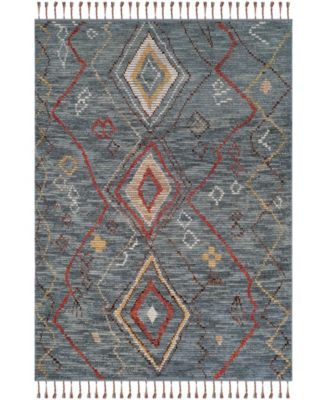 Nahla LRL7544A Denim 5' X 8' Area Rug