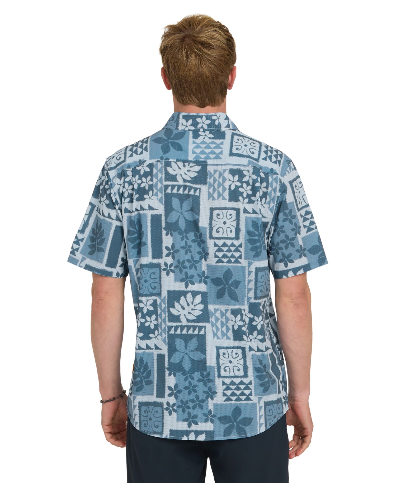 Quiksilver Men's Short-Sleeve Sandy Cove Shirt