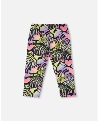 Little Girls Cotton Jersey Capri