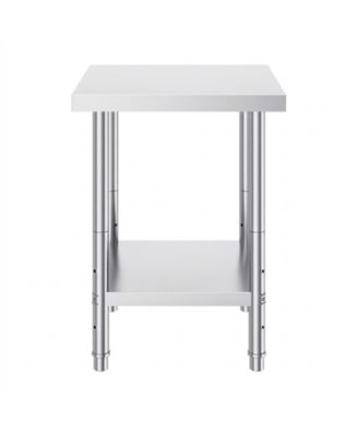 Stainless Steel Prep Table 24 x 24 x 31 in 700 lbs Load Capacity
