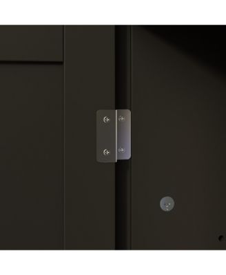 Changing Table, Chest of Drawers, Dresser with 3 Drawers, 4 Shelves and 2 Doors