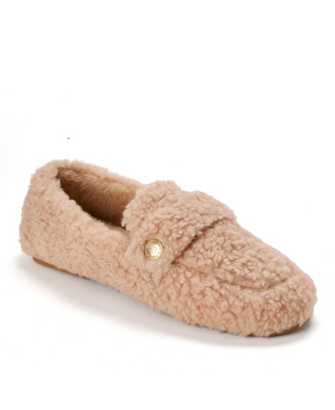 Женские Dearfoams Women's Madeline Luxe Teddy Loafer Slipper