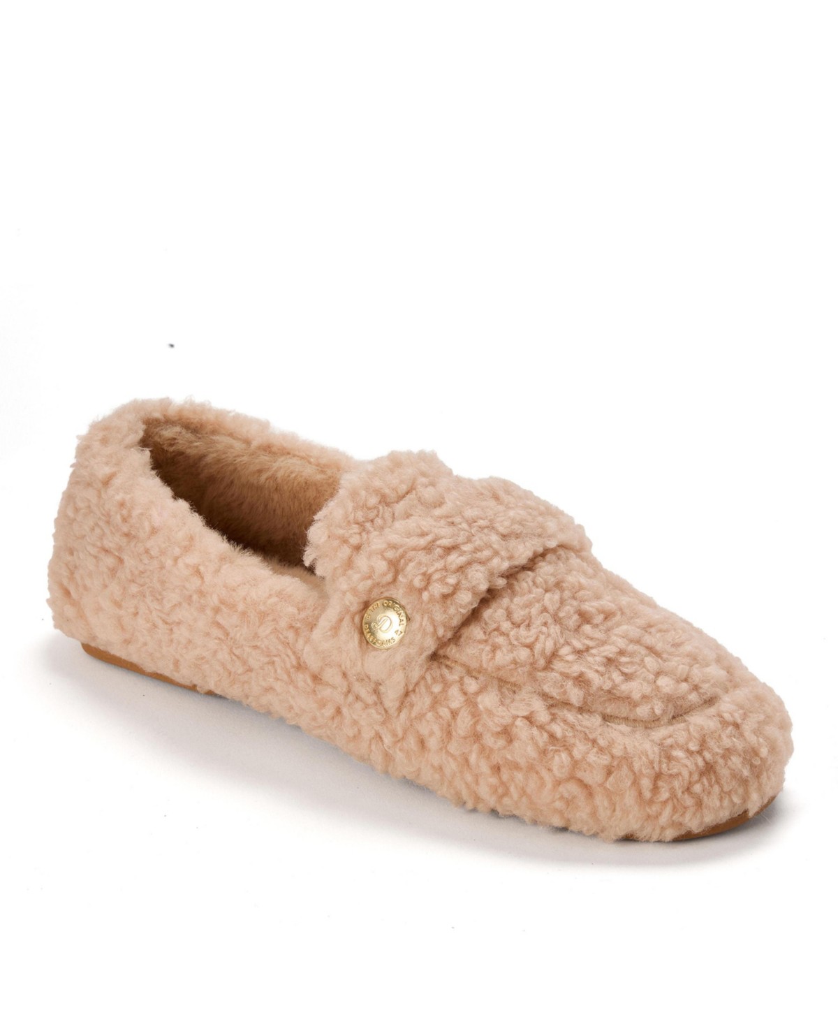 Женские Dearfoams Women's Madeline Luxe Teddy Loafer Slipper — фото 1