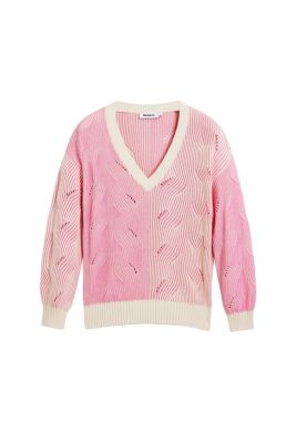 Women's Two-tone knitted sweater