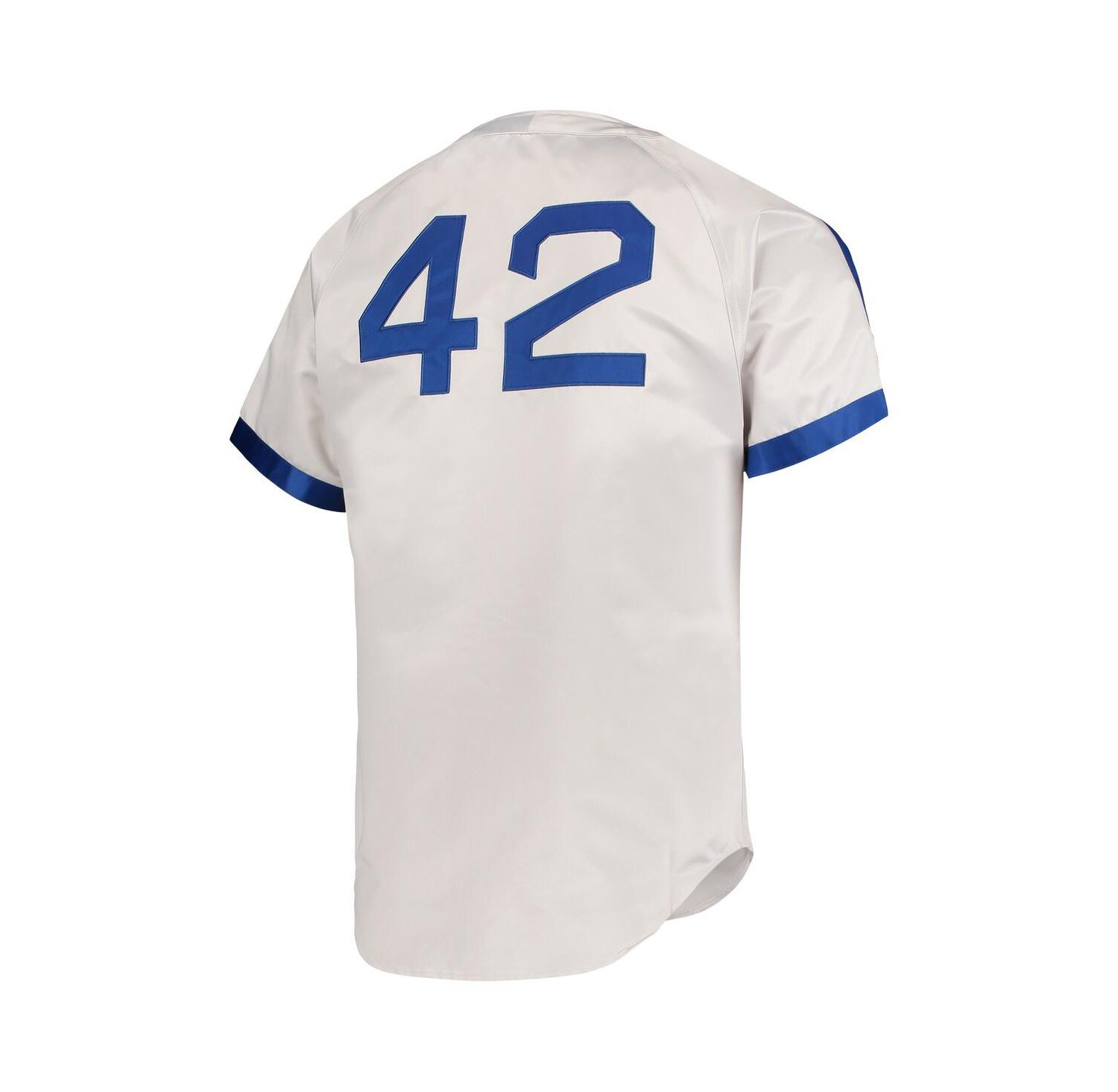 Men's Jackie Robinson Gray Brooklyn Dodgers Cooperstown Collection Authentic Jersey